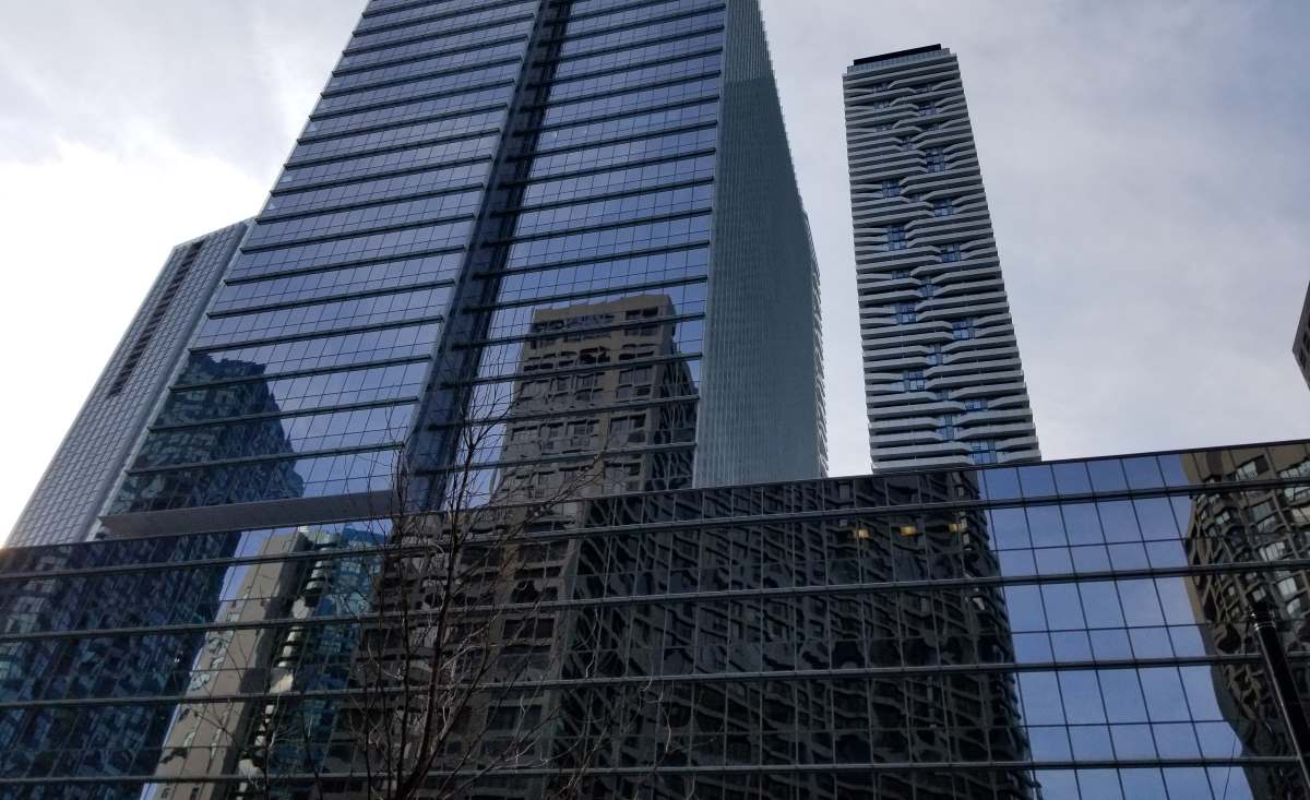 Toronto. View from Queens Quay